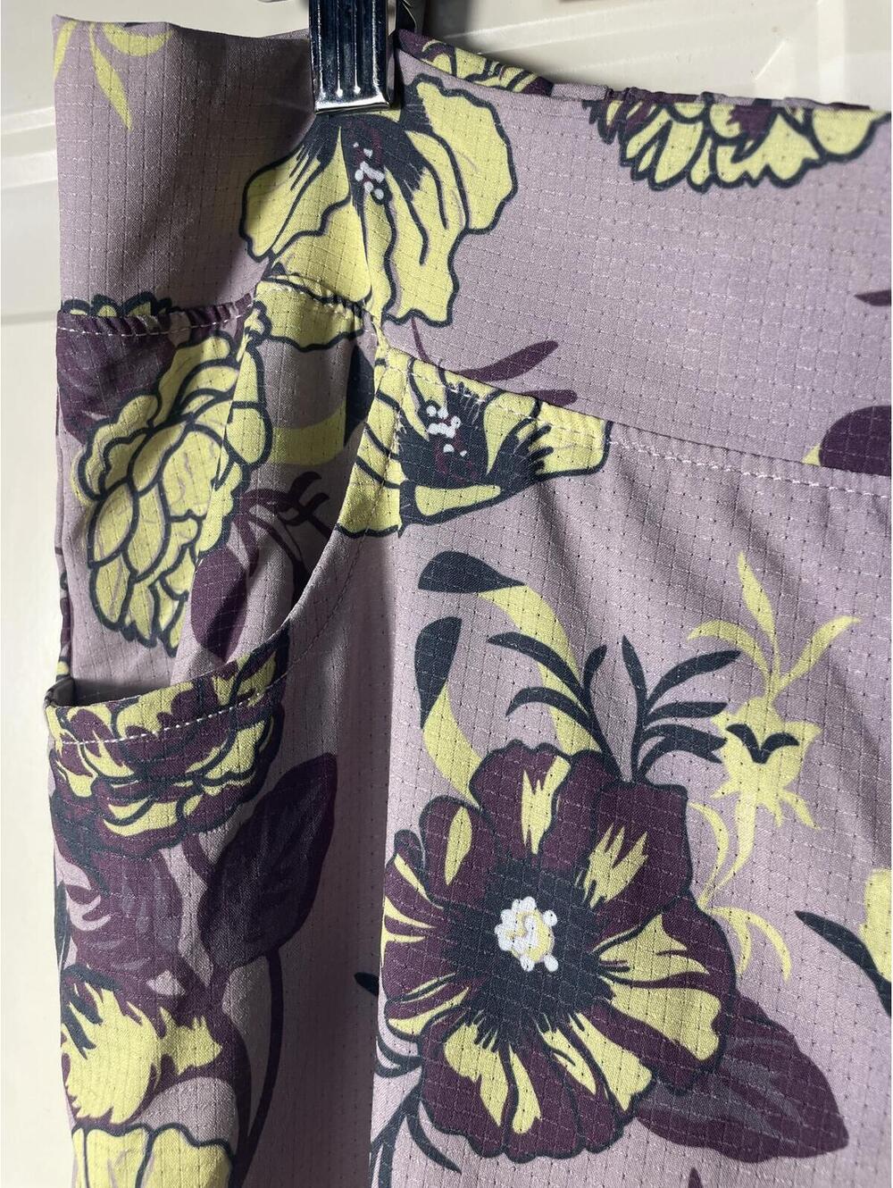 Oiselle Jogger Pants Womens Size XL Purple Benjamina Floral Relaxed Athletic New - Picture 6 of 9